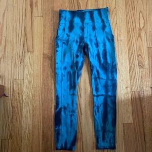 Tie dye lululemon leggings